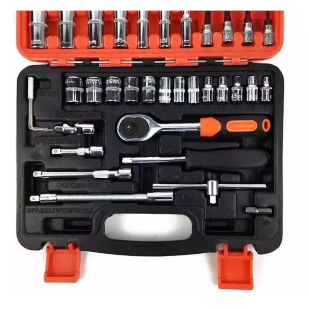 Juego De Dado 53pcs 1/4 Puntas Torx Hexagonal Cruz Paleta1