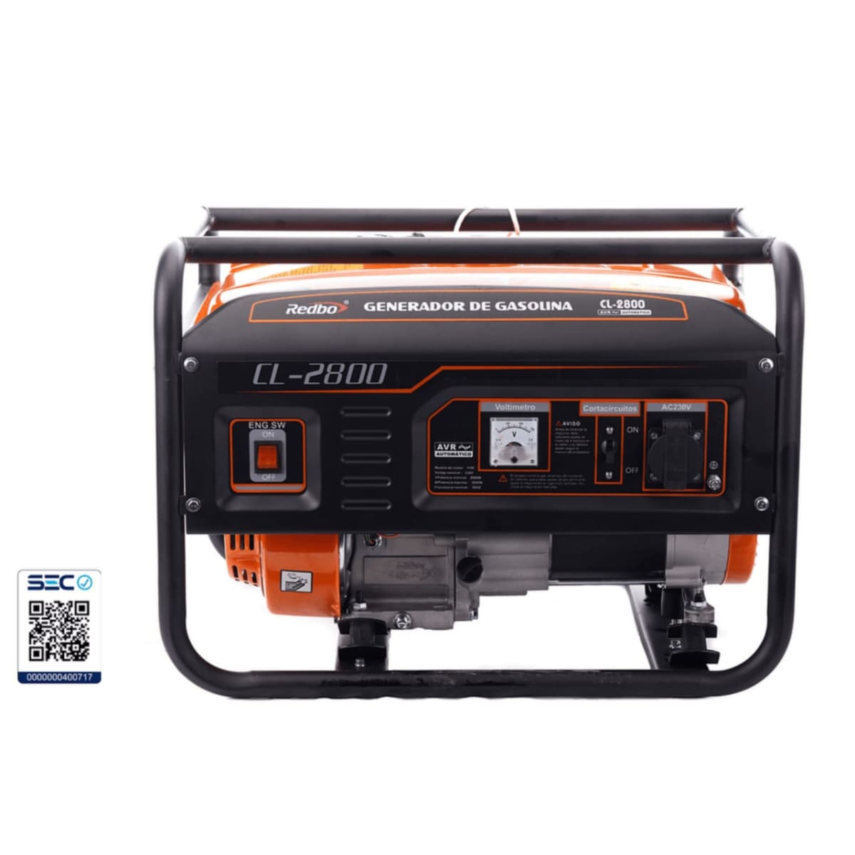 Generador Electrico 2.8kva Bencinero 220v Cl-2800 Redbo 1