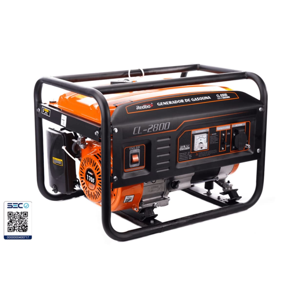 Generador Electrico 2.8kva Bencinero 220v Cl-2800 Redbo3