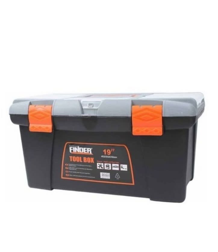 Caja Porta Herramientas Plastica 19p Antiderrame Organizador 0