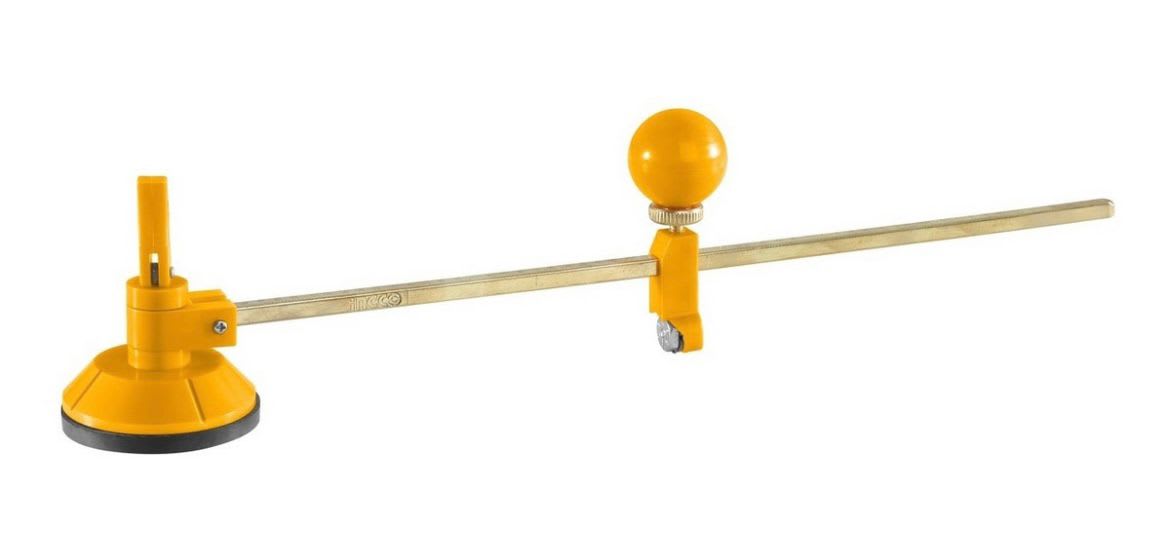 Cortador Circular De Vidrio De 60cm 6 Ruedas Y Ventosa Ingco 1