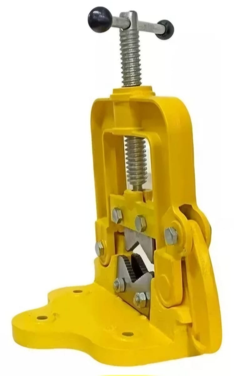 PRENSA CAÑERIA HASTA 3 PULGADAS PARA USAR TERRAJA SOBRE MESA DE TRABAJO1