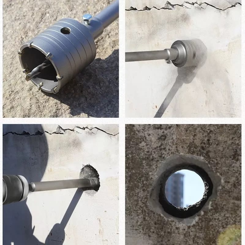 Sierra Copa Diamantada 50mm Concreto Hormigon + Toma Sds plus2