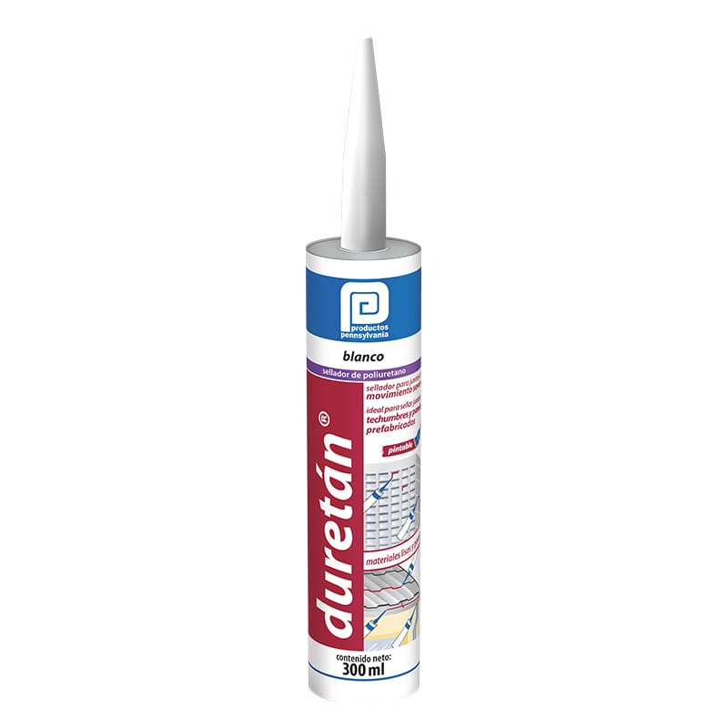 SELLADOR POLIURETANO 300ml CARTUCHO DURETAN TAPAGOTERA FLEXIBLE PINTABLE4