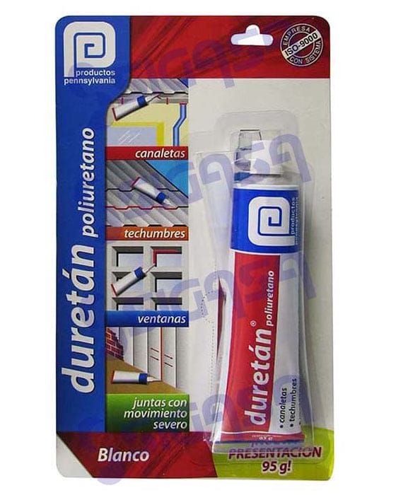 SELLADOR POLIURETANO 95GR TUBO DURETAN TAPAGOTERA FLEXIBLE PINTABLE2