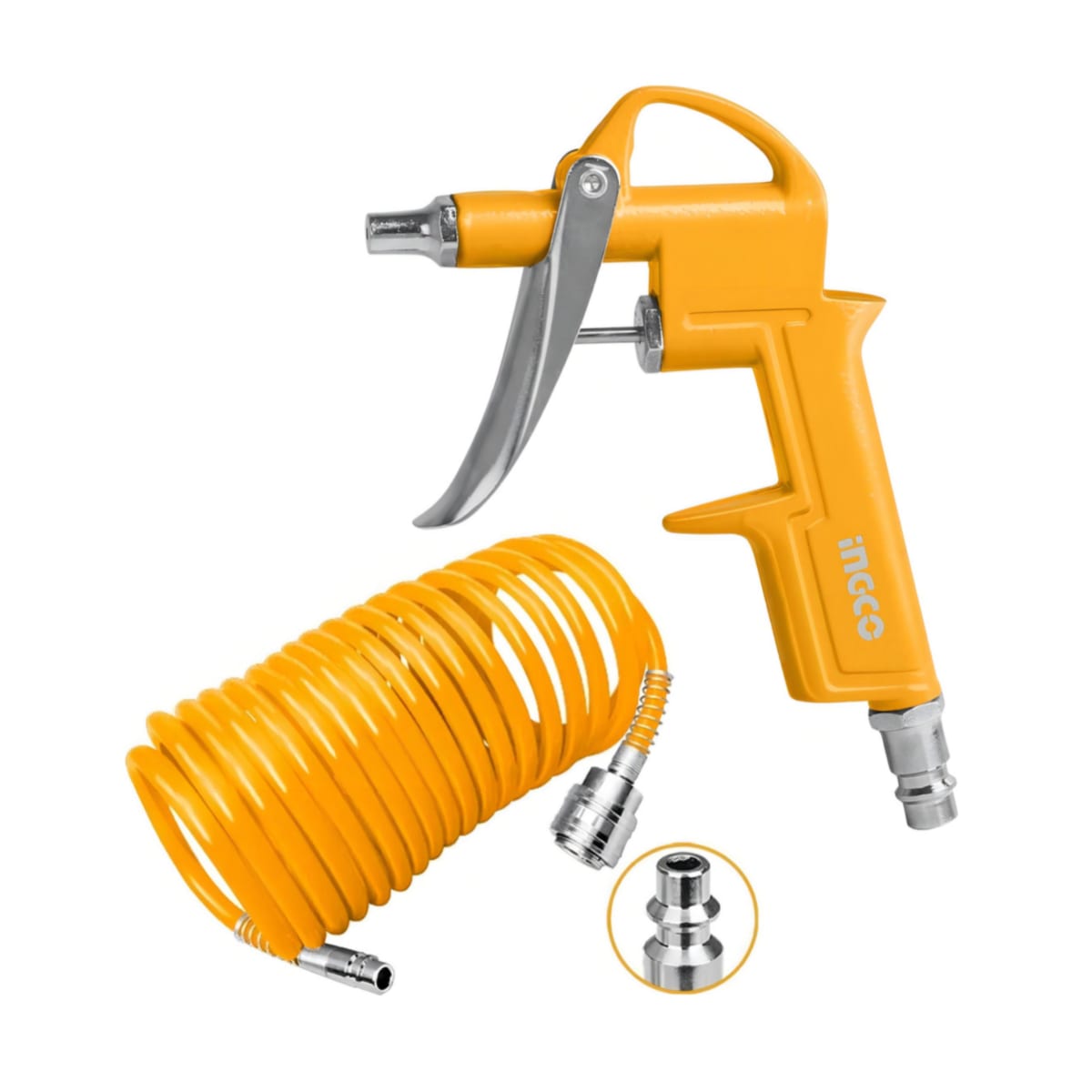 Kit Pistola De Pintar Compresor 5 Piezas INGCO AKT0053-12