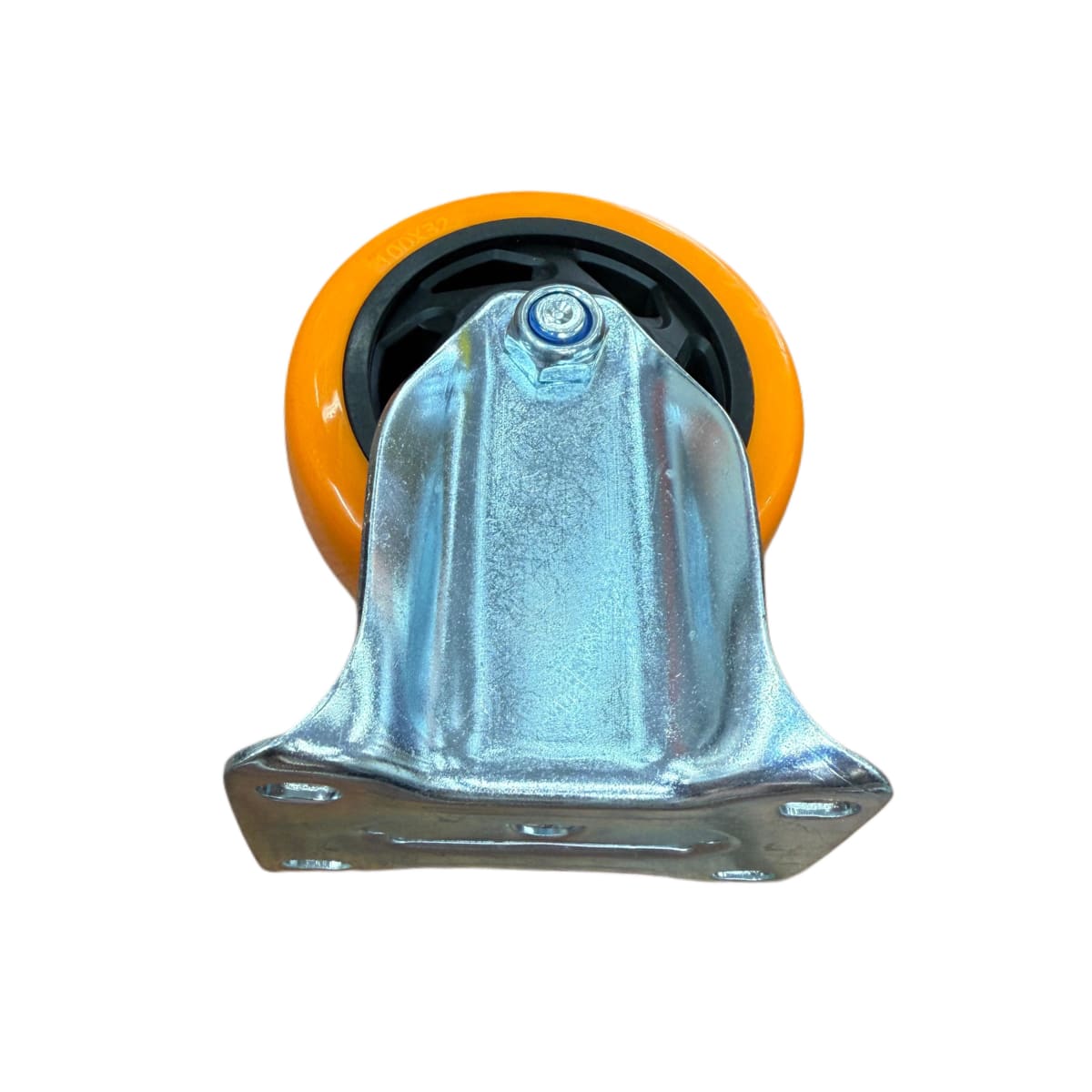 RUEDA FIJA 4 PULG PACK 2 UND CON RODAMIENTO NARANJA5