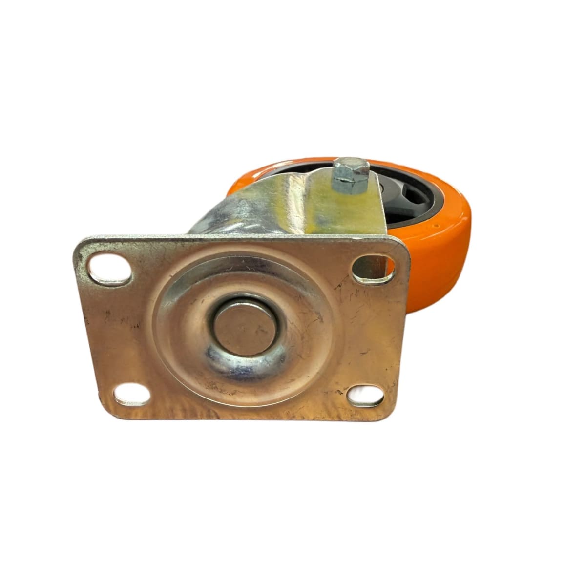 RUEDA GIRATORIA 4 PULG PACK 2 UND CON RODAMIENTO NARANJA3