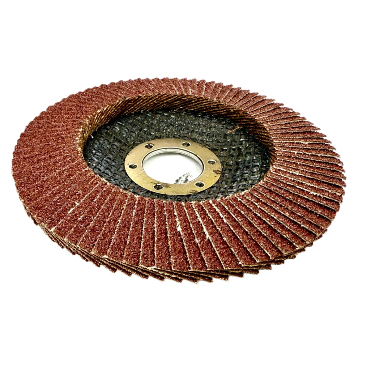 DISCO TRASLAPADO MADERA GRANO 60 DE 4 1/2 X 10 UNIDADES3