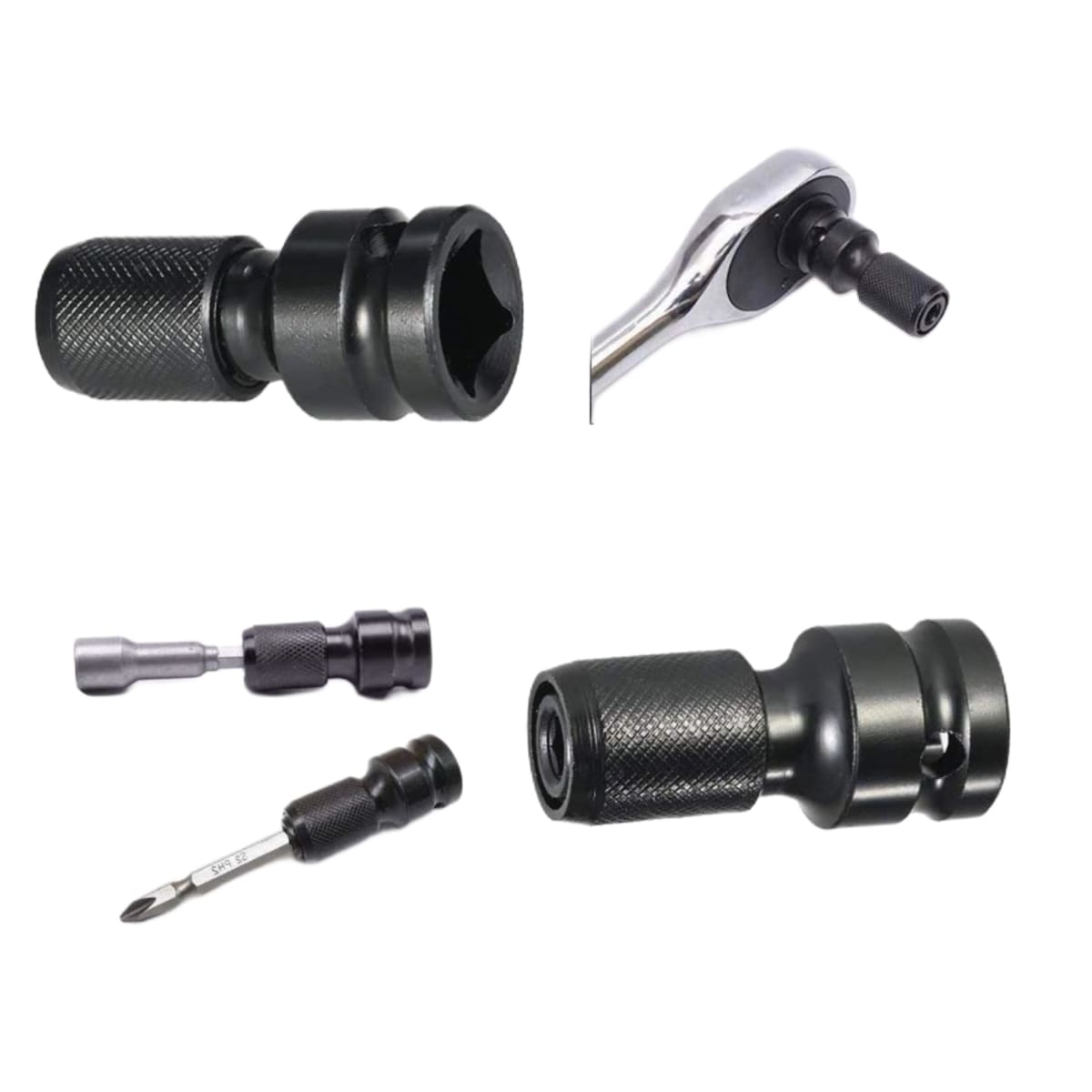 Adaptador De Impacto De 1/2 Pulgada A Punta Hexagonal 1/43
