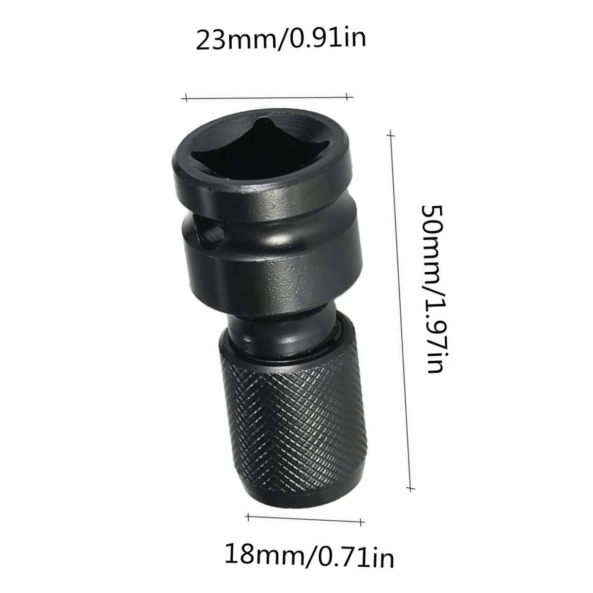Adaptador De Impacto De 1/2 Pulgada A Punta Hexagonal 1/41