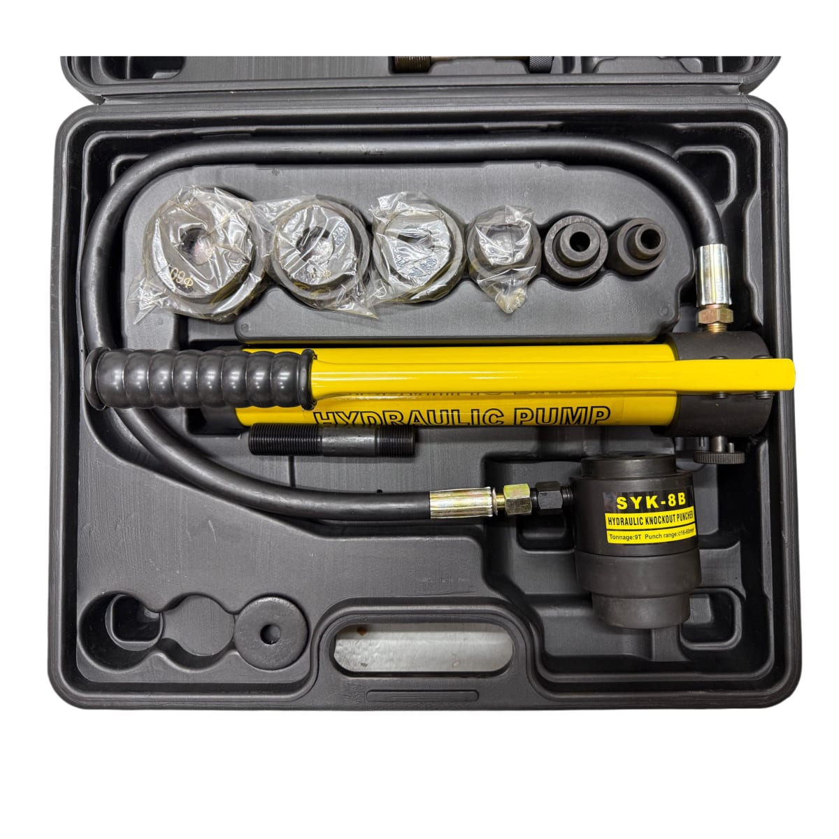 Sacabocados Tablero Perforadora Hidraulioca 8 Ton De 22-60mm Knock Out2