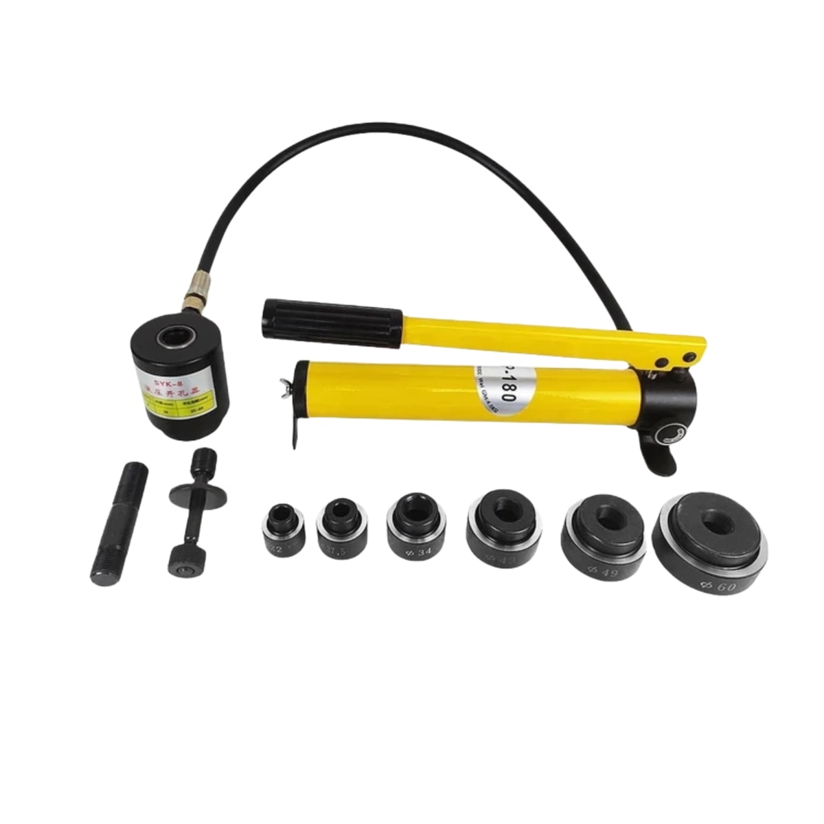 Sacabocados Tablero Perforadora Hidraulioca 8 Ton De 22-60mm Knock Out 0