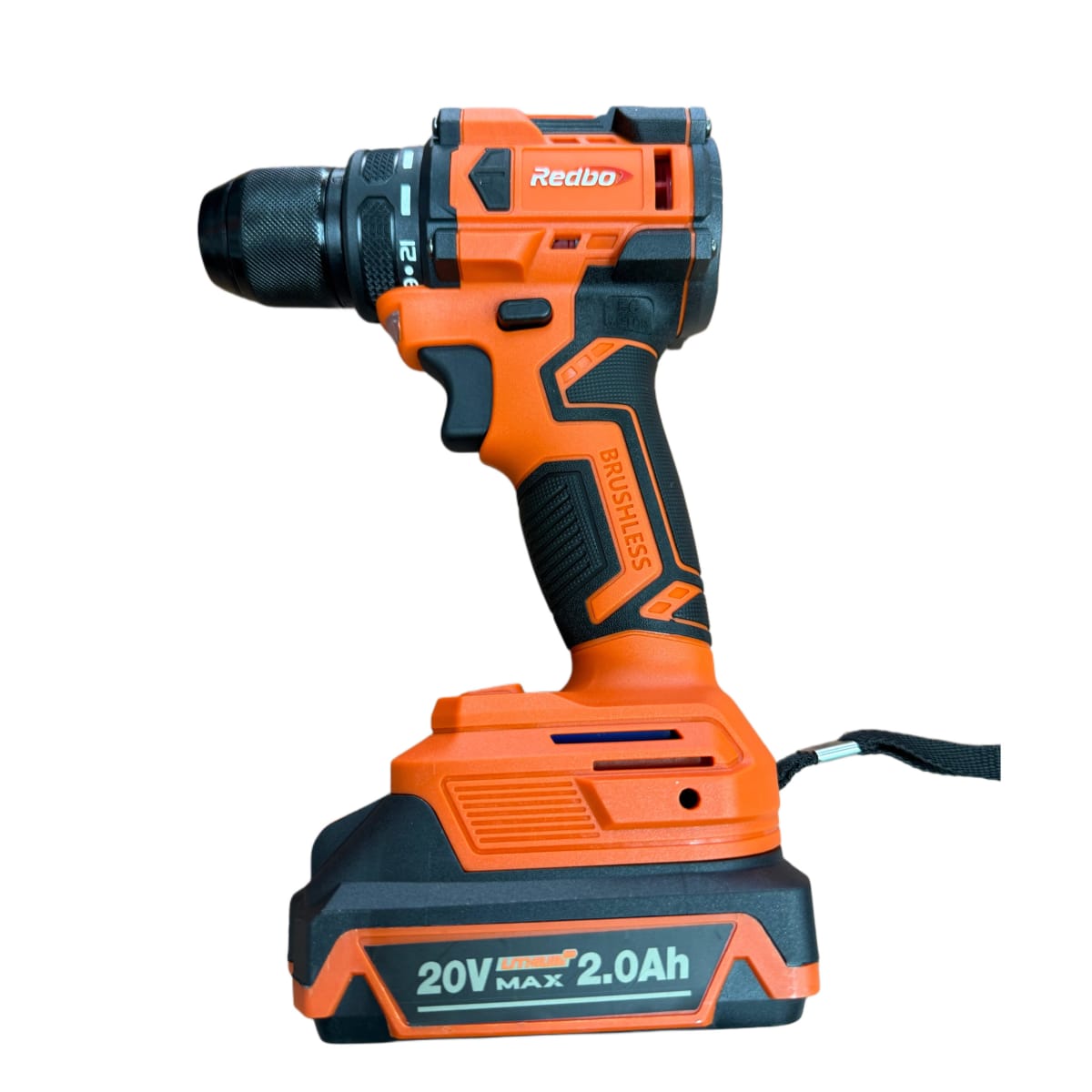 TALADRO ATORNILLADOR 20V MOTOR BRUSHLESS REDBO + 2BAT Y ACCESORIOS RB-20BLSS7
