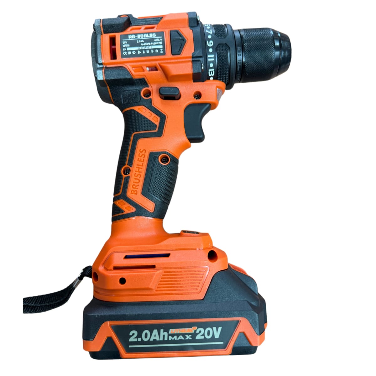 TALADRO ATORNILLADOR 20V MOTOR BRUSHLESS REDBO + 2BAT Y ACCESORIOS RB-20BLSS6