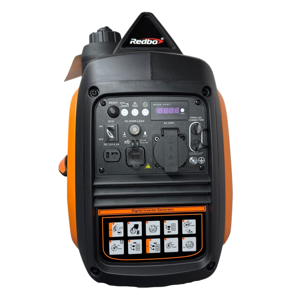 GENERADOR ELECTRICO INVERTE 2400w BENCINERO REDBO RB22i2