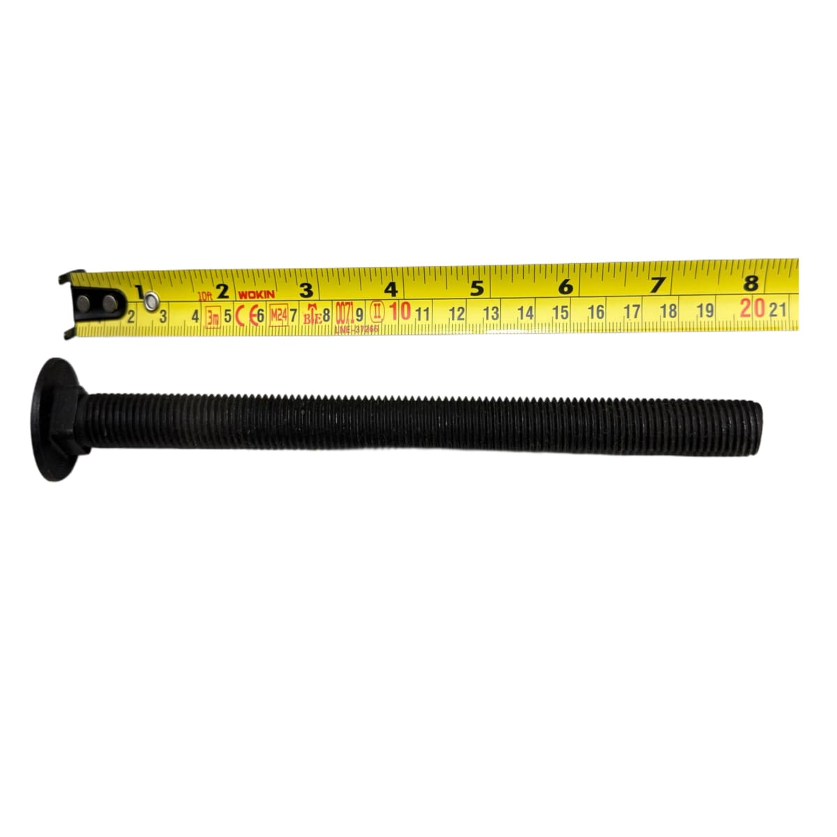 PERNO COCHE 1/2x8 NEGRO PACK 10 UND HILO COMPLETO4