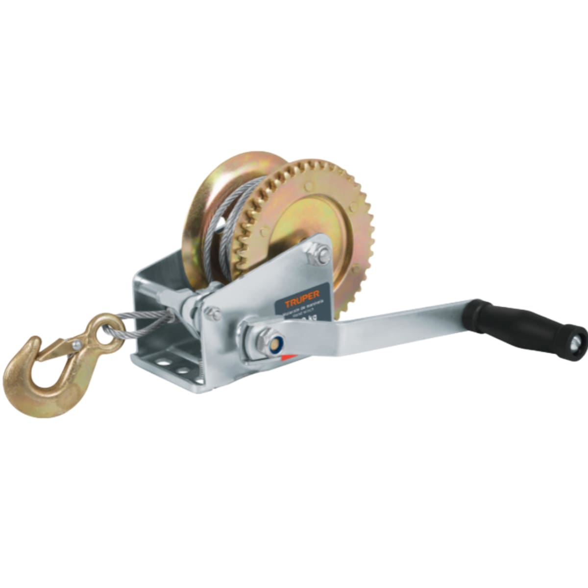 Tecle ( Malacate ) De Manivela 650 Kgs Con Cable Truper2