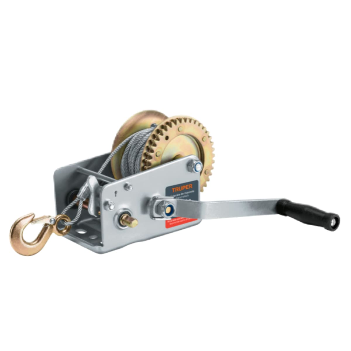 Tecle (malacate) De Manivela 1100 Kg Con Cable5