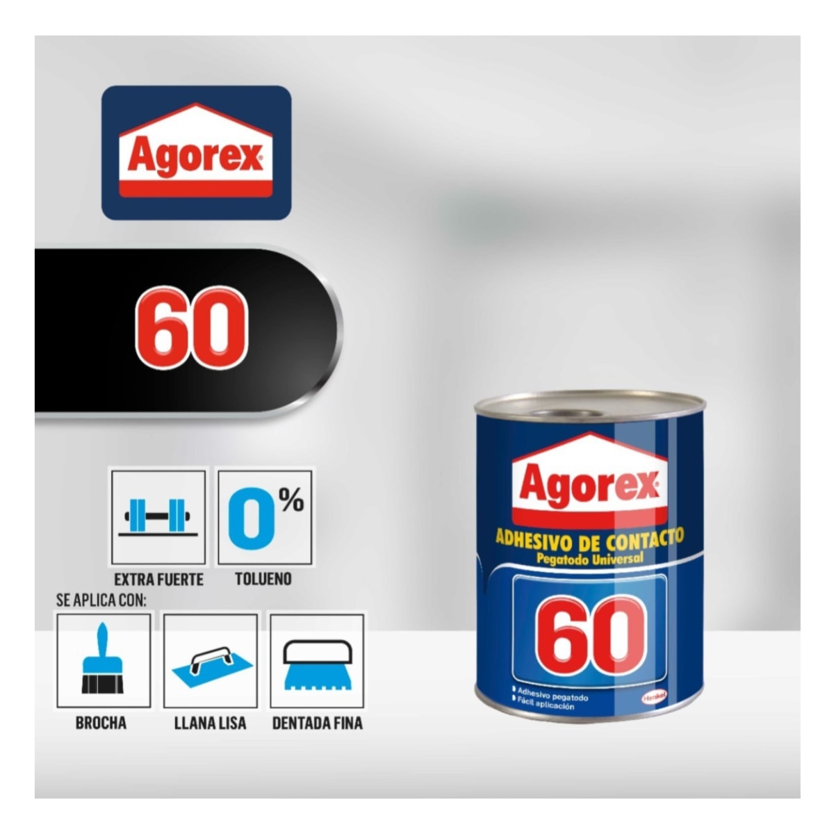 Adhesivo De Contacto Agorex 60 Tarro 120cc Amarillo4