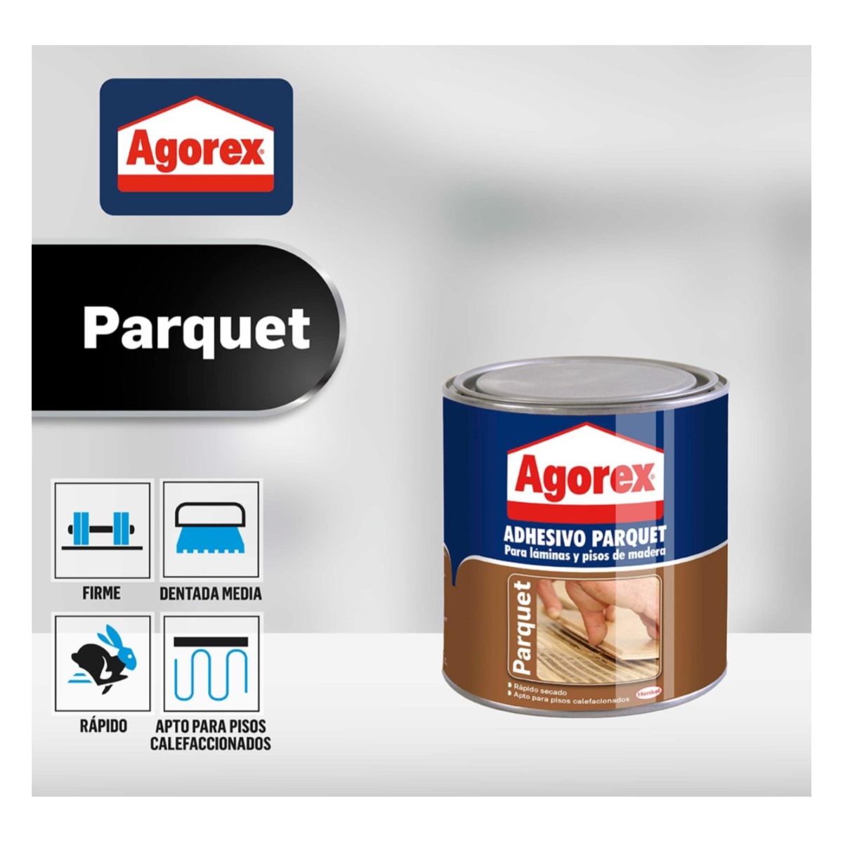 Pegamento Adhesivo Para Revestimientos Parquet Agorex 900gr5