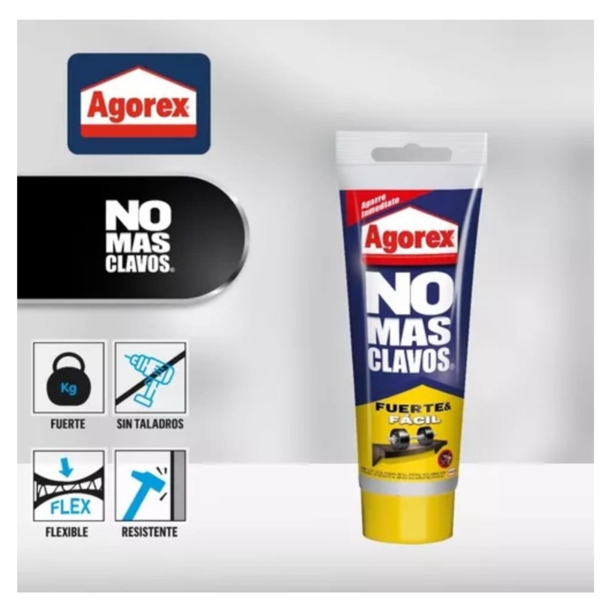 Adhesivo De Montaje No Mas Clavo Pegamento Agorex 100g2