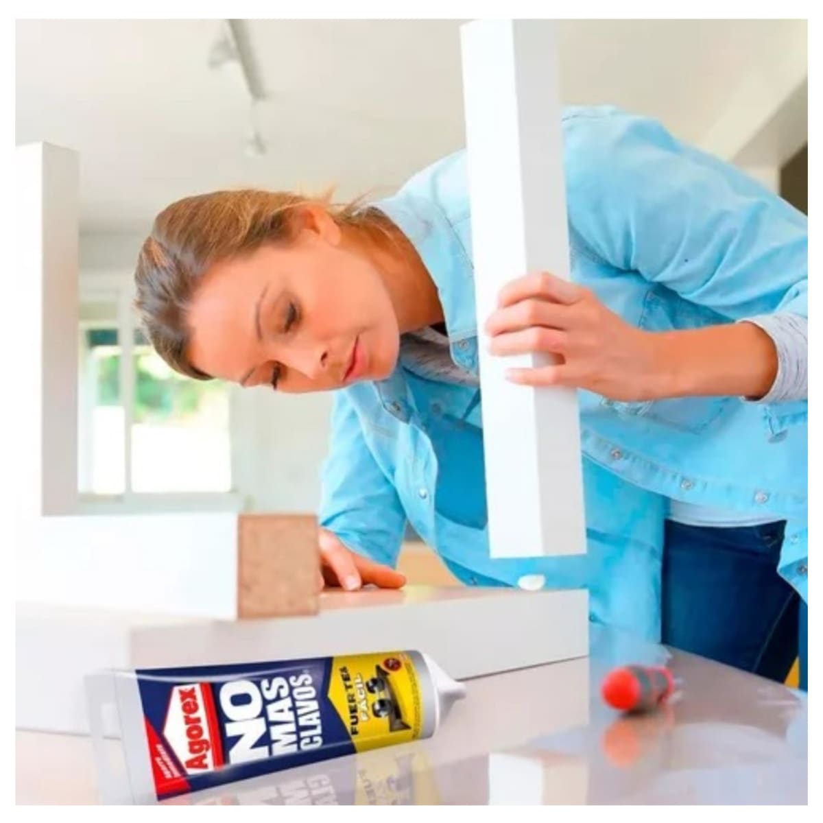 Adhesivo De Montaje No Mas Clavo Pegamento Agorex 100g4