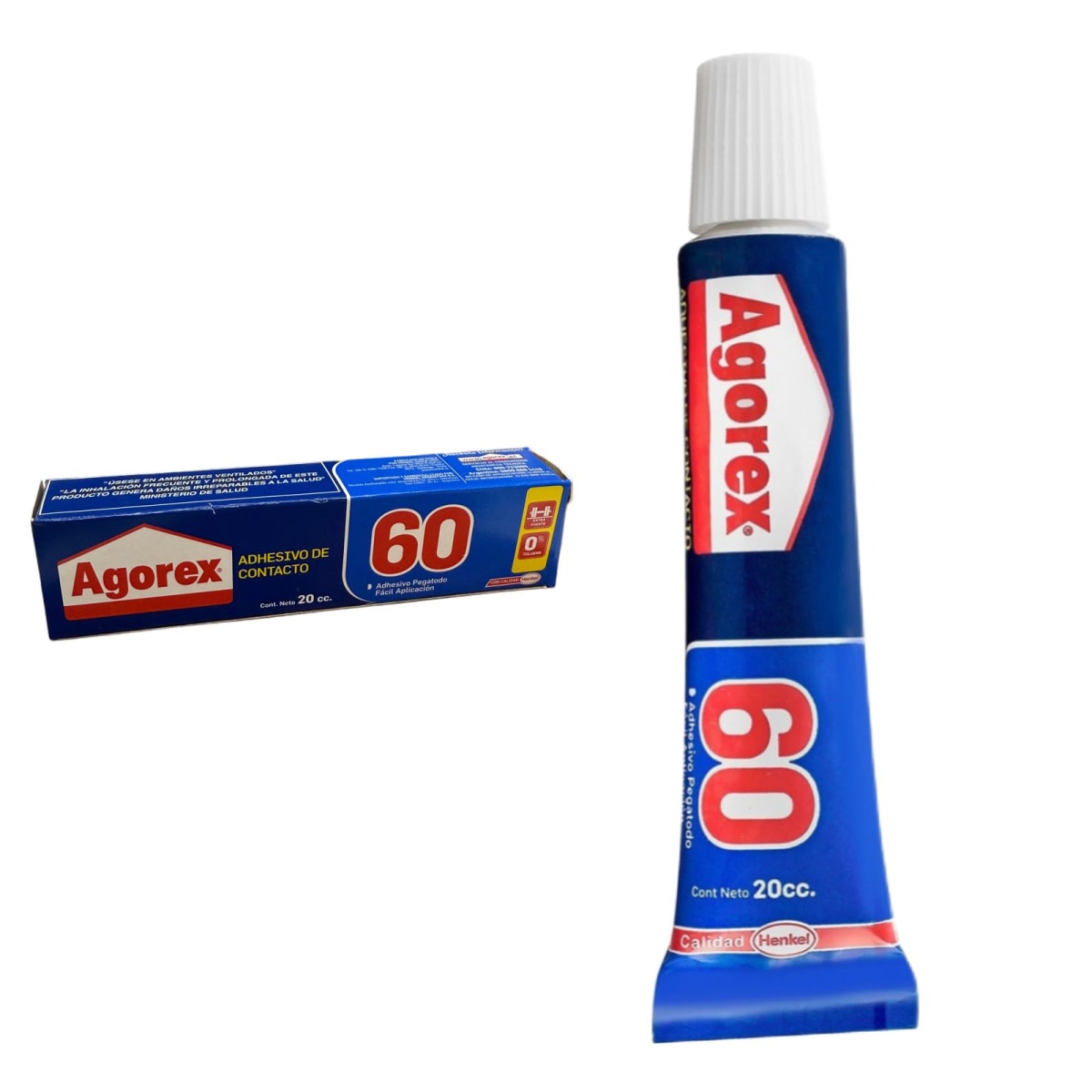 Adhesivo Contacto 60 Agorex 20cc Pomo 0