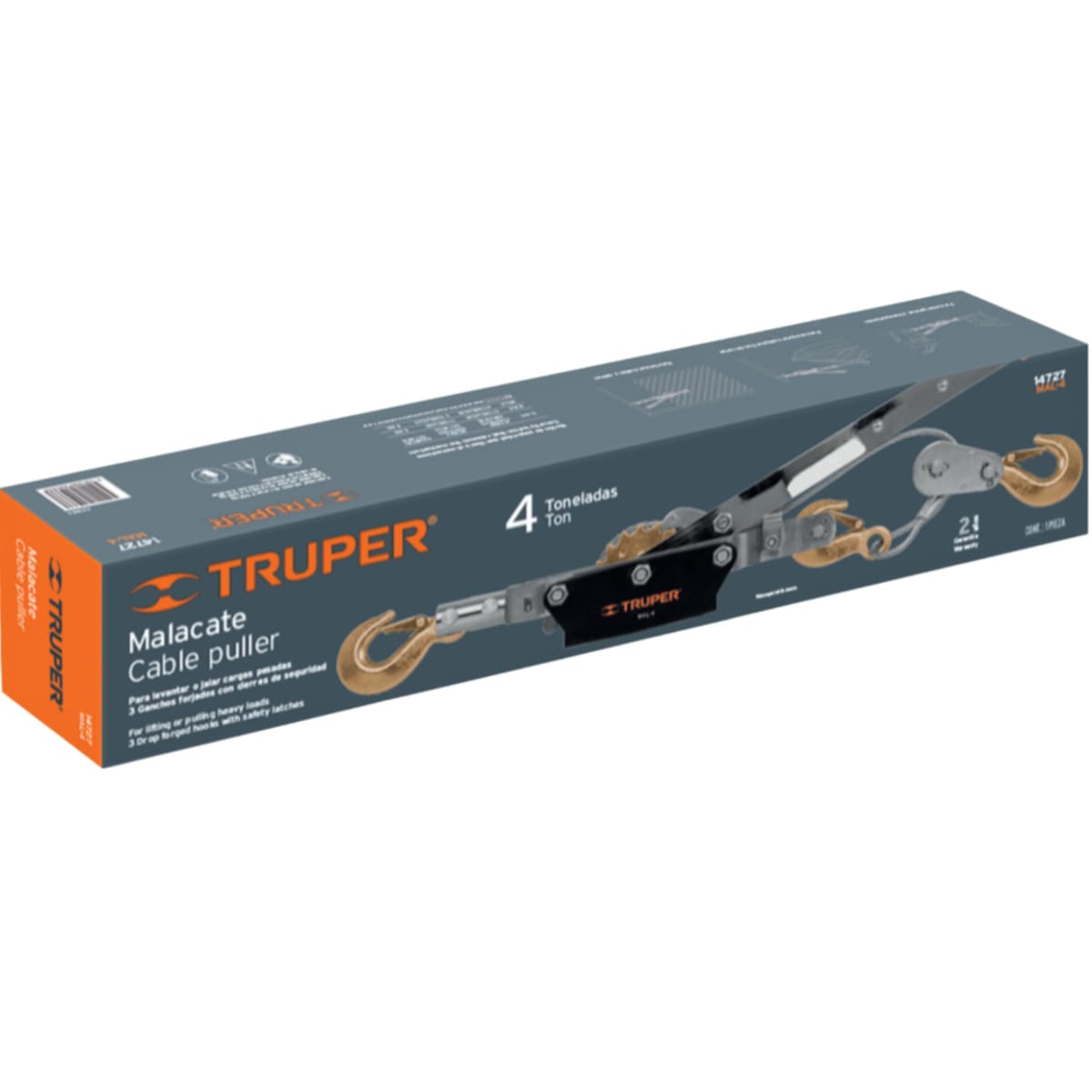 Tecle Señorita Malacate 4 Toneladas Truper3