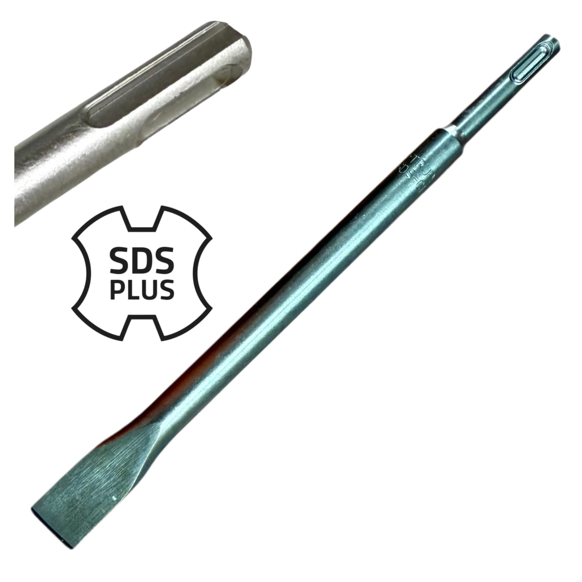 Cincel Plano 19mm x 250mm Largo Sds Plus Truper2