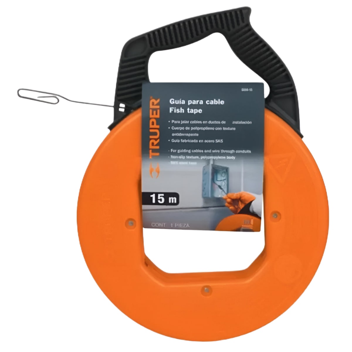 Laucha Guia Pasacables Acero Con Punta Tiradora 15mts Y 30mts Truper2