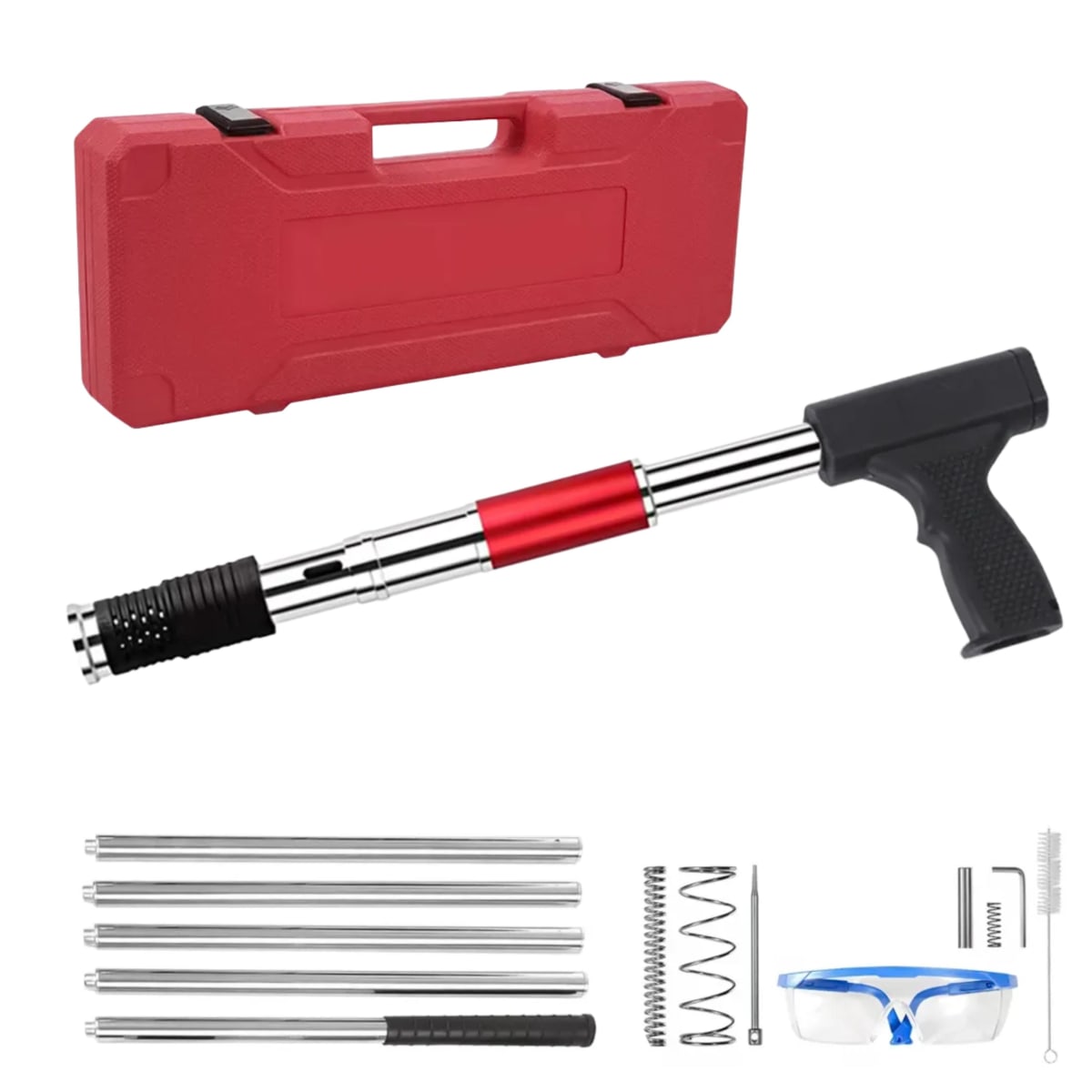 Pistola De Clavo Manual Con Varillas De Extensiones Mas Clavo Polvora Fulminante Con Golilla4