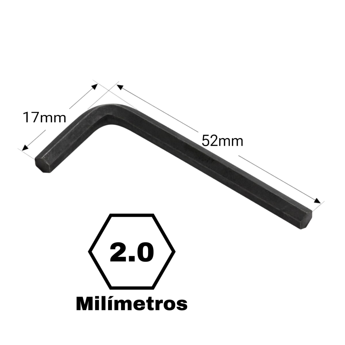 Llave Allen Hexagonal Negra Germany Enduresidas Resistentes Trabajo Pesado2