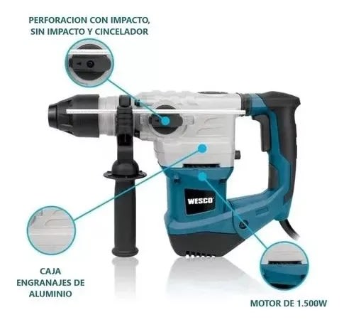 ROTOMARTILLO 1500W SDS PLUS WESCO2