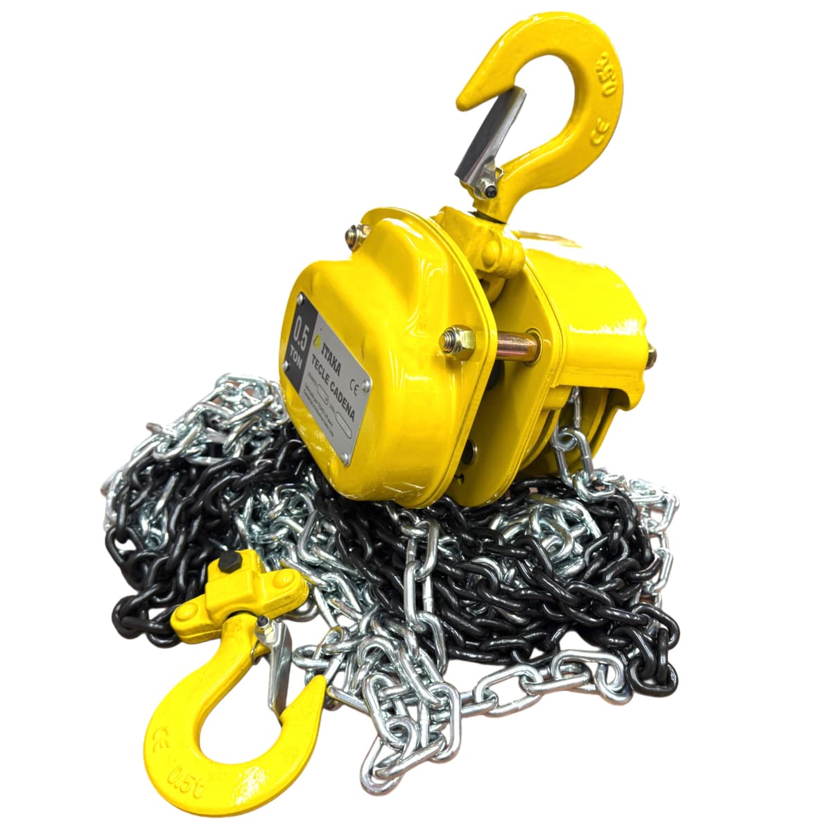 Tecle Cadena Manual 0.5 Ton Itaka Con Gancho 3 mts De Levante Certificados4
