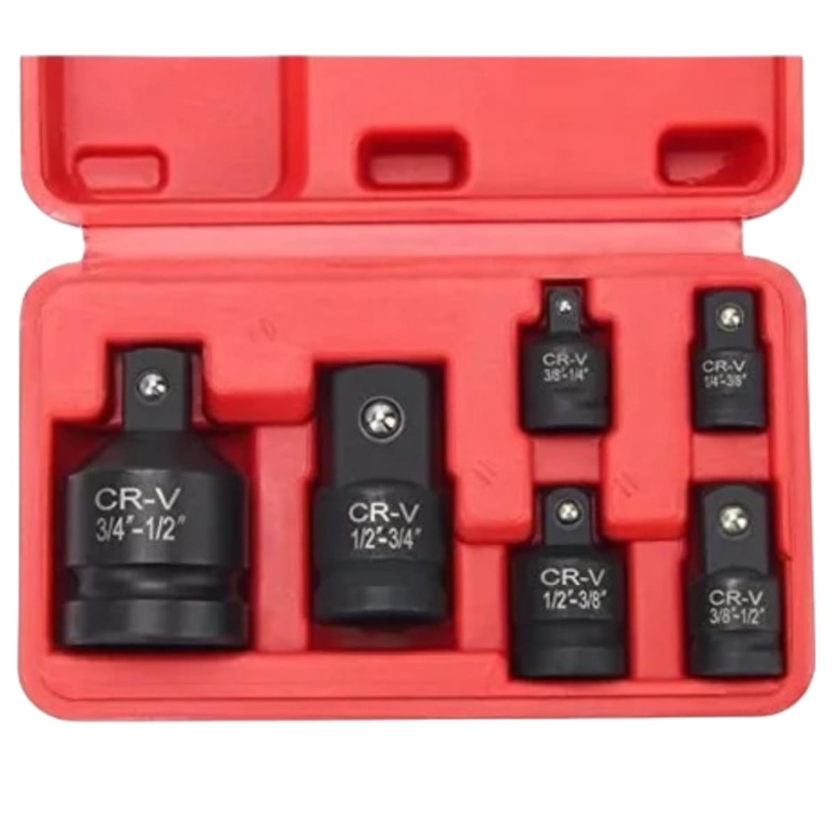 Adaptador Cuadrante Para Dado Impacto 3/4, 1/2, 3/8, 1/4 de 6pcs Encastre Reductor Ampliacion2