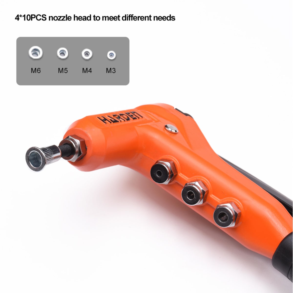 Remachadora De Tuercas M3 a M6 Manual Harden3