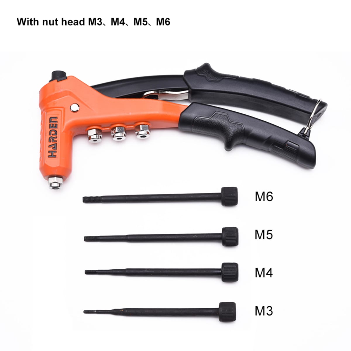 Remachadora De Tuercas M3 a M6 Manual Harden 0