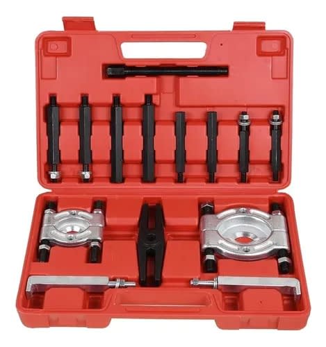 Kit extractor de rodamientos bujes separadores poleas 14 piezas2