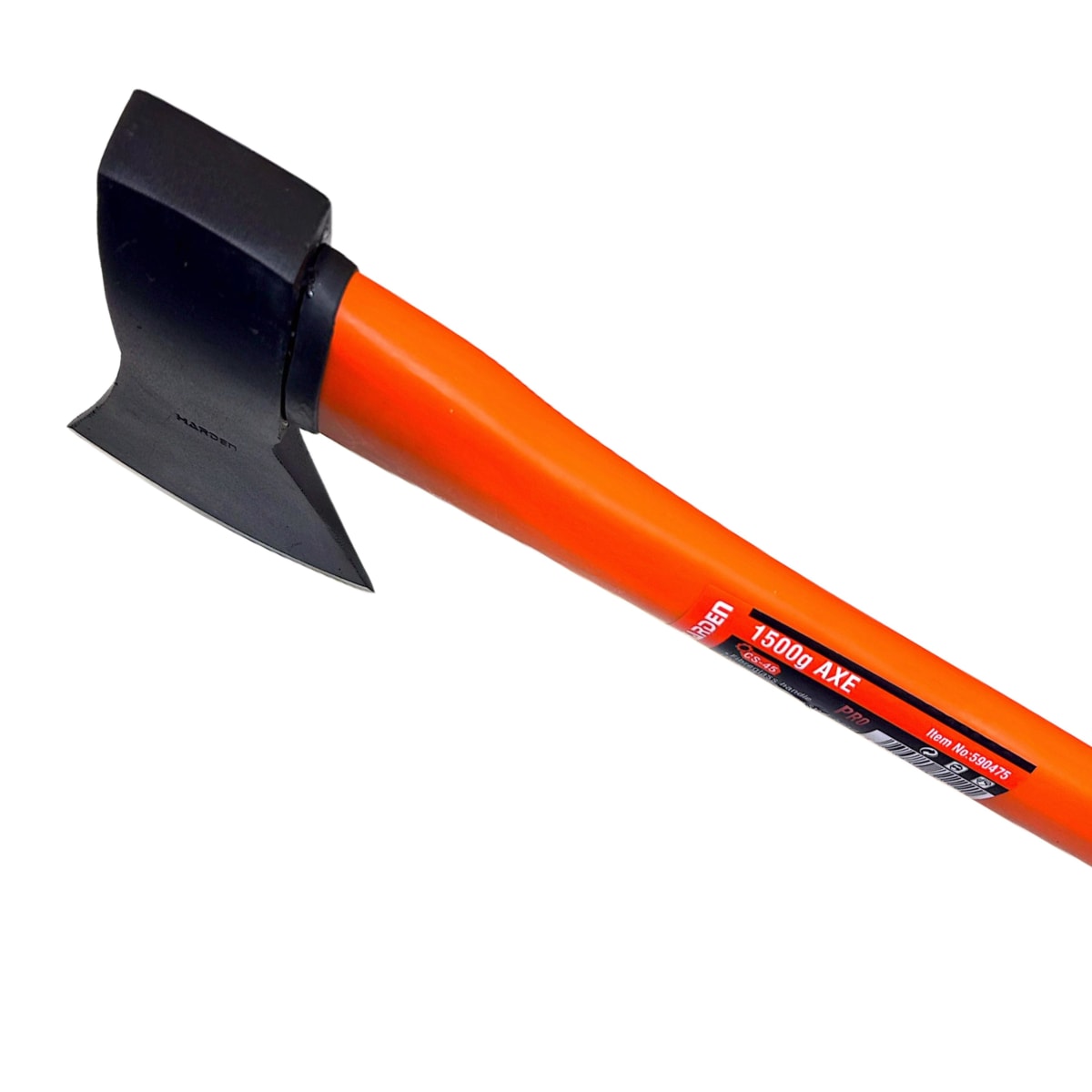 Hacha 1500grs Acero Al Carbono Con Mango Largo De Fibra3