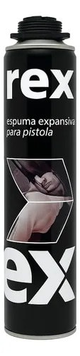 Espuma expansiva para pistola 750 ml marca rex3