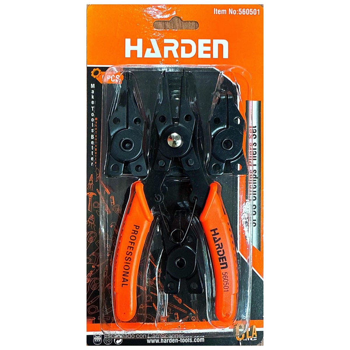 Alicate Saca Seguro Reten 4 En 1 Punta Canjeables Harden2