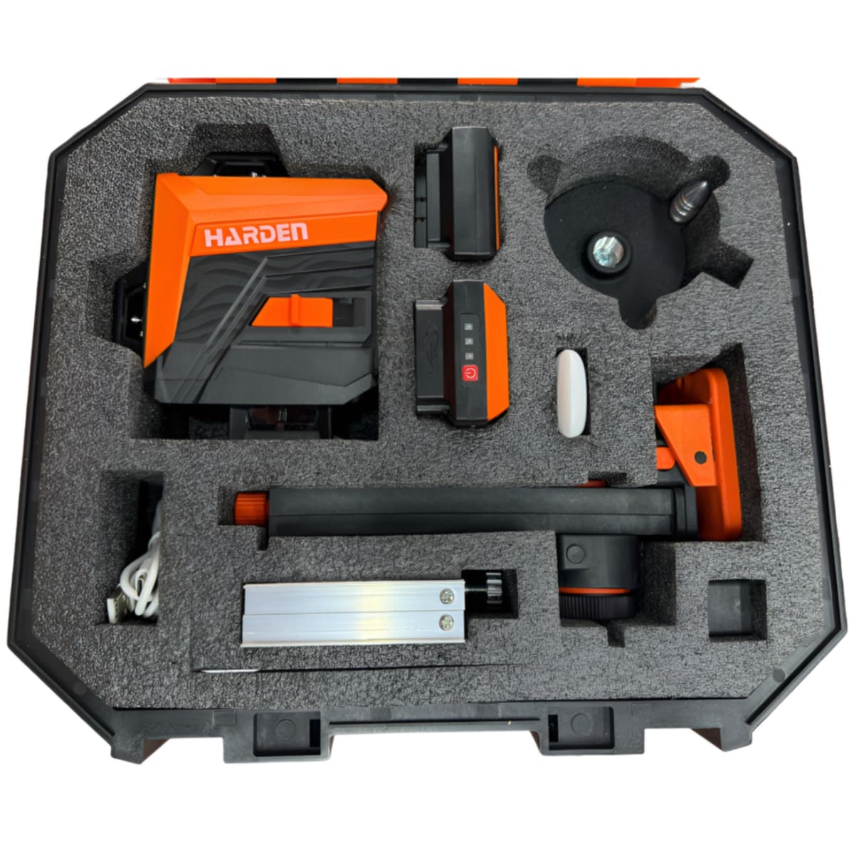 Nivel Laser 16 Lineas Verdes Profecional Recargable Harden4