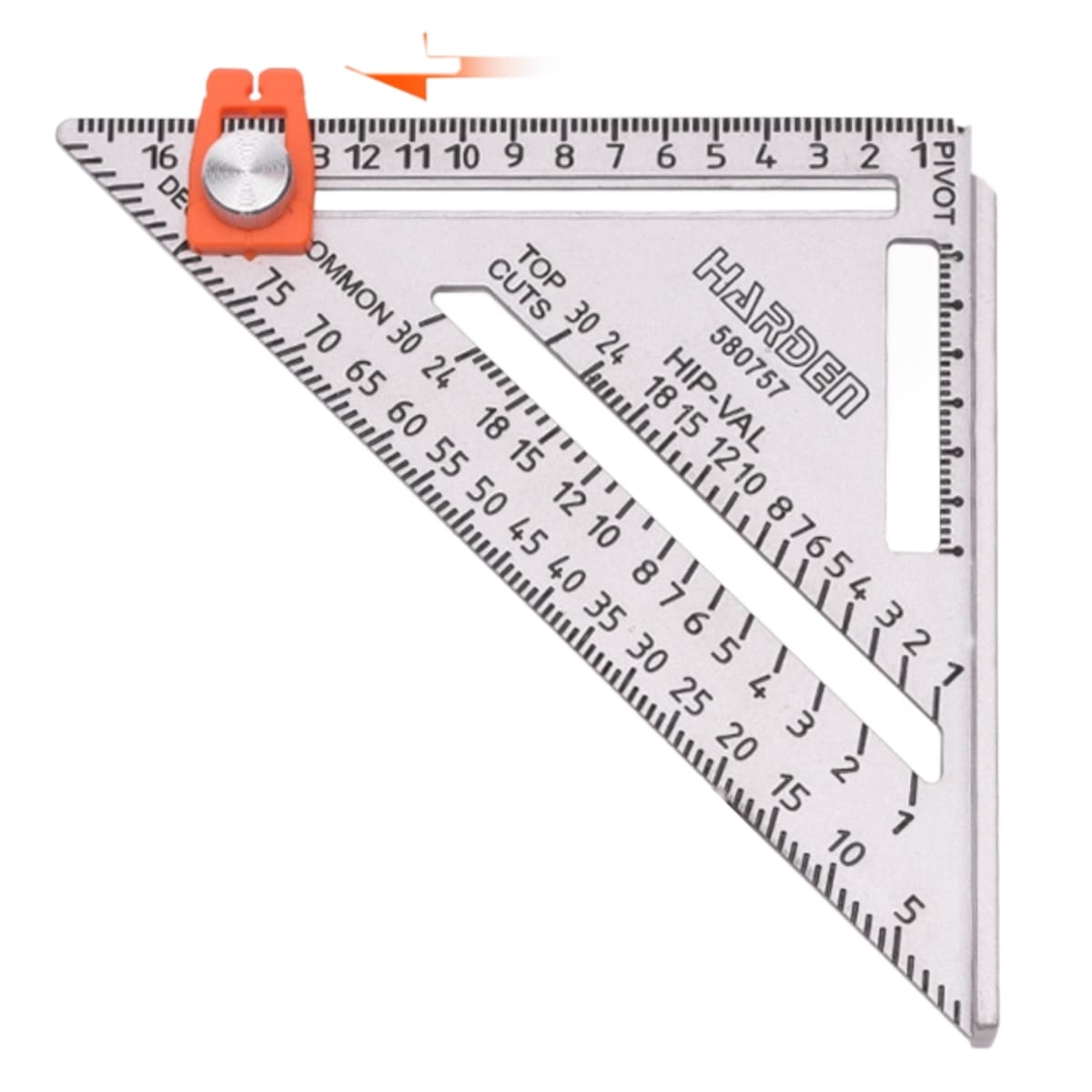 Escuadra Rapida Triangular 7 pulgadas Combinada Milimetro Harden 0