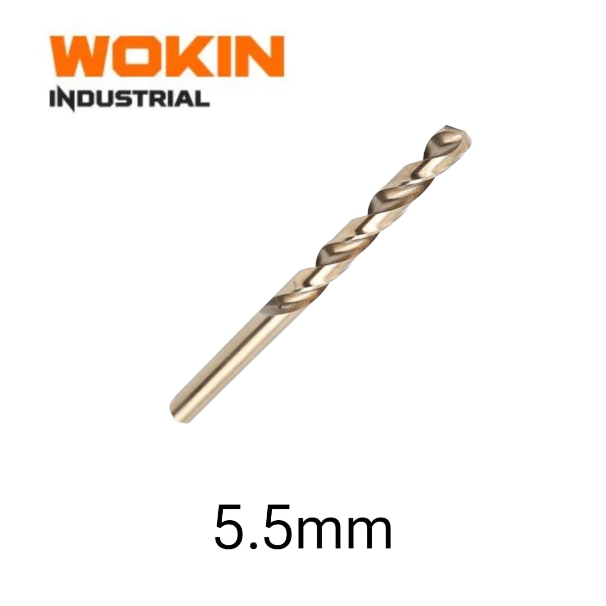 Broca Hss Cobalto 5% SAE M35 Angulo De Corte 135 grados Wokin11