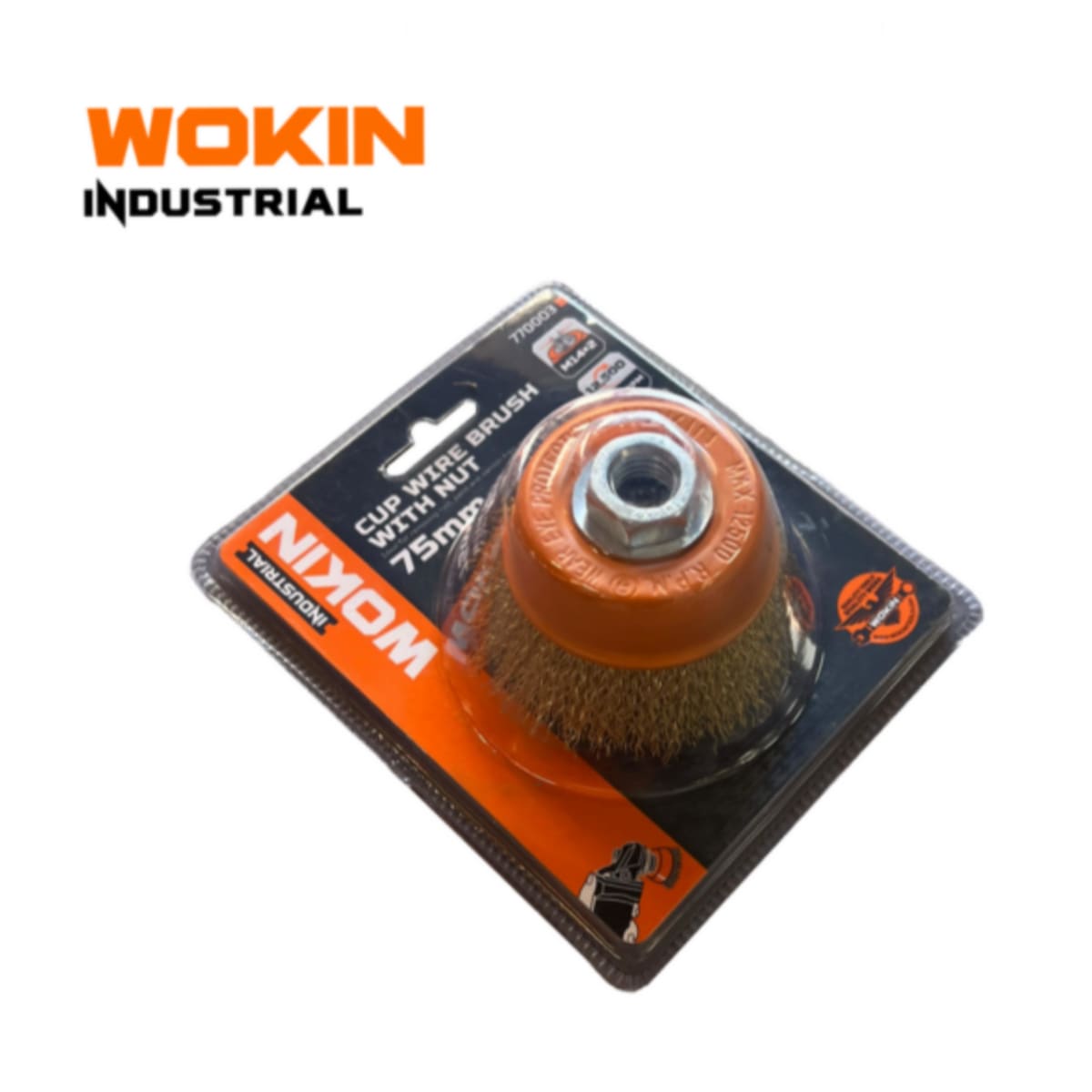 Grata Copa Bronce 3puLG Chascon Ondulado M14 Galletero Wokin3