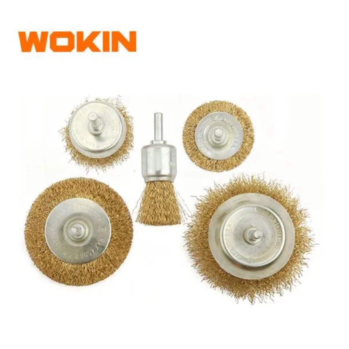 Set Gratas Chascon Para Taladro 5 Piezas Bastago 1/4 Bronce Wokin2