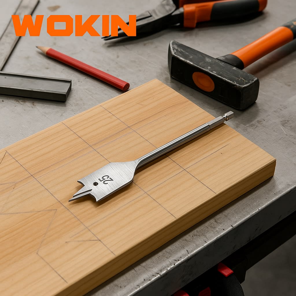 Broca Plana Para Madera 25mm Broca Paleta Wokin3