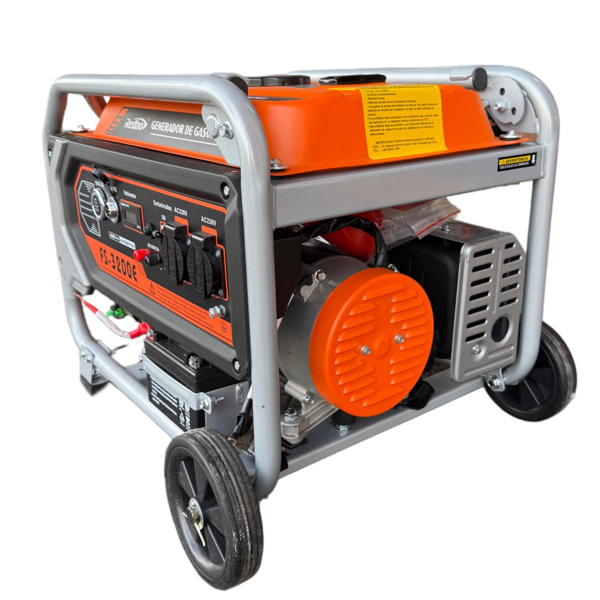 Generador Electrico Bencinero 3200w Con ATS Incluido FS-3200E REDBO4