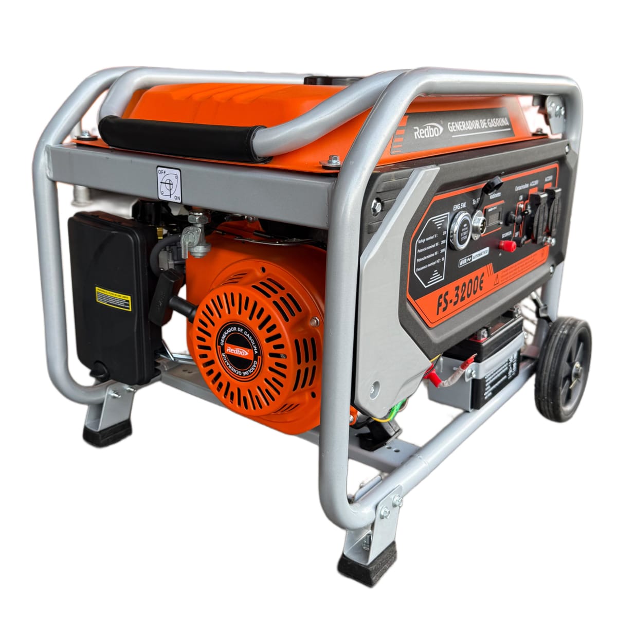 Generador Electrico Bencinero 3200w Con ATS Incluido FS-3200E REDBO5
